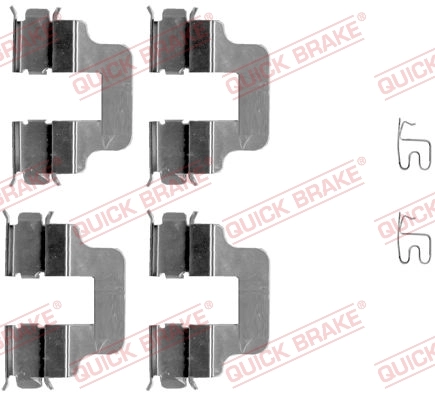 Accessory Kit, disc brake pad
